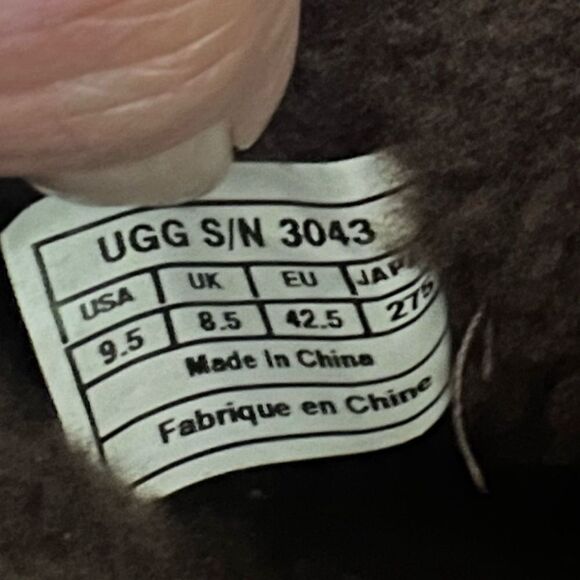 UGG Australia Rockville Brown Distressed Leather Biker Moto Boots Sz Mens 9.5 - Picture 6 of 9